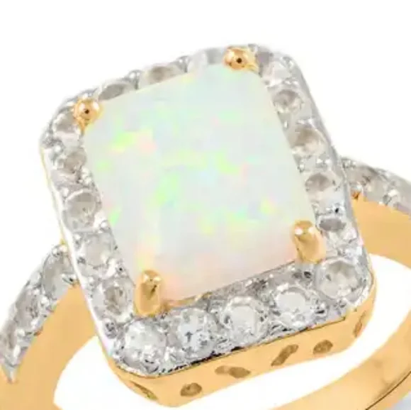 OPAL & SAPPHIRE RING